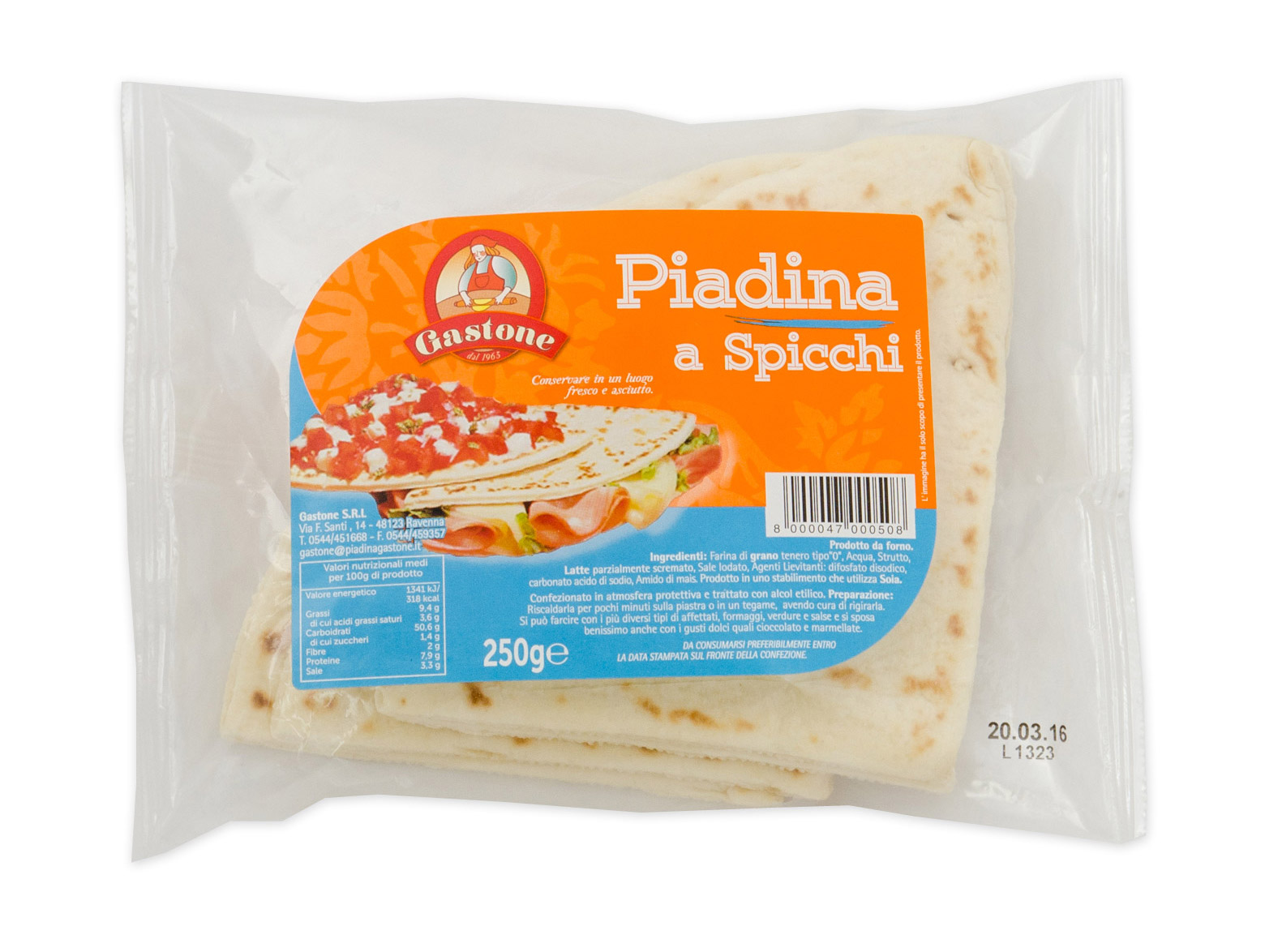 Piadina a Spicchi Gastone