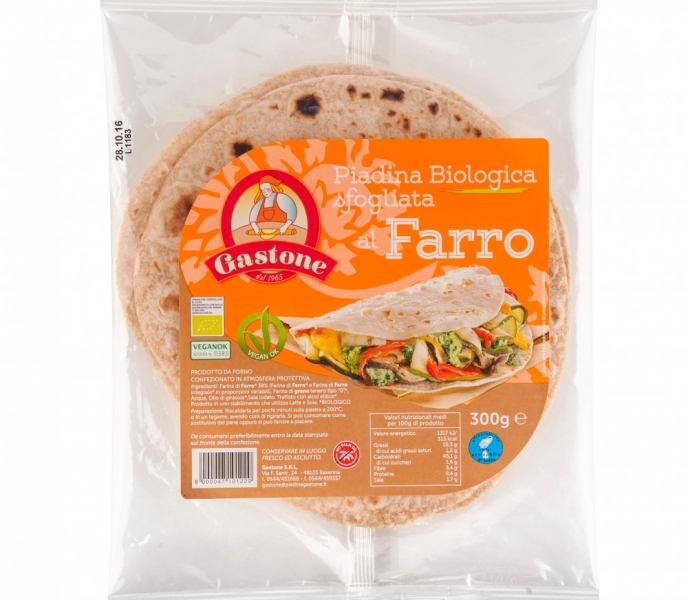 Piadina Sfogliata al Farro Biologica