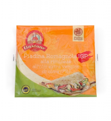 Piadina Romagnola IGP alla Riminese all’olio extra vergine di oliva