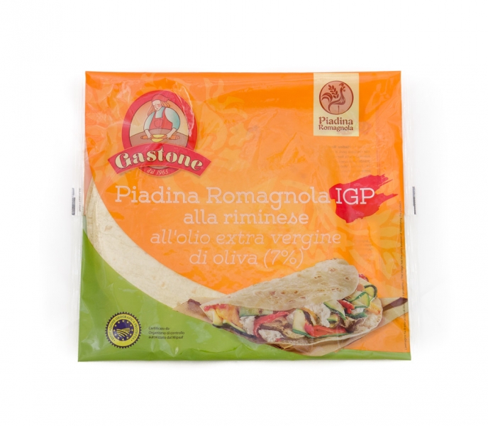 Piadina Romagnola IGP alla Riminese all’olio extra vergine di oliva