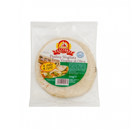 Piadina Sfogliata all’Olio Extra vergine di oliva 330g